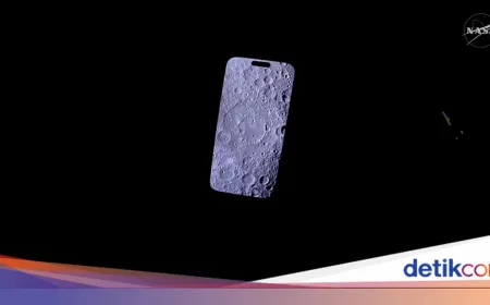 Astronaut Artemis II Abadikan Bulan dari Dekat Pakai iPhone 17 Pro Max