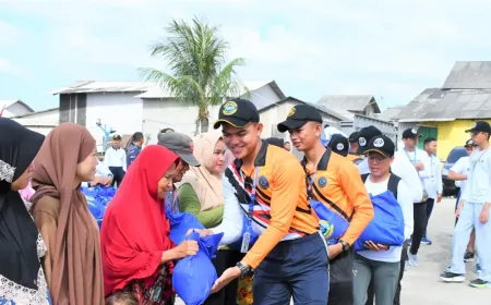 Peserta APCS Kodaeral I Salurkan 150 Paket Sembako dalam Bhakti Sosial di Sumut