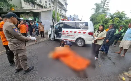 Kecelakaan di Dukuh Kupang Barat Surabaya, Pengendara Motor Tewas Seketika