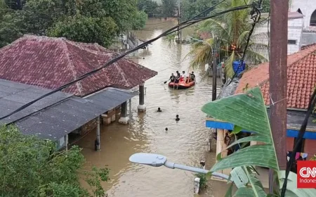 Banjir Tigaraksa Tangerang Isolasi Ratusan Warga, Rumah Terendam Hingga 1 Meter