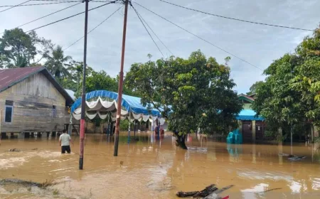 Banjir Luapan Rendam Empat Desa di Aceh Barat, BPBD Turunkan Tim Tanggap Darurat