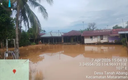 Banjir di Tanah Abang Kalsel Surut, BNPB Waspadai Potensi Banjir Susulan