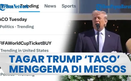 Tagar Trump 'Taco' Viral Usai Ancam Ngebom Iran Berakhir Gencatan Senjata