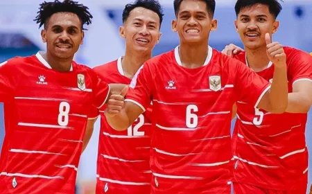 Hasil Timnas Futsal Indonesia vs Australia Babak Pertama: Skor Imbang 1-1