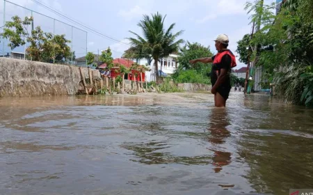 Tanggul Jebol di Tigaraksa Tangerang Segera Diperbaiki untuk Atasi Banjir