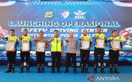 Kakorlantas Polri Sebut Safety Driving Center Dorong Penurunan Kecelakaan di Kalsel