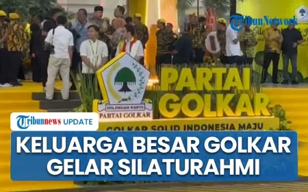 Partai Golkar Gelar Silaturahmi dan Halal Bihalal, Bahlil Sambut Hangat Kader dan Tamu