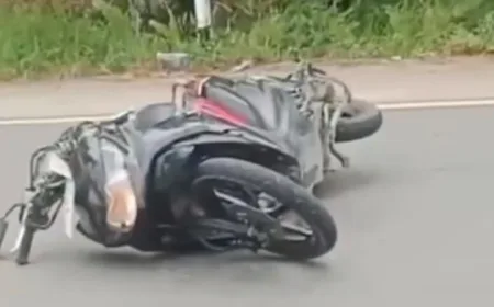 Kecelakaan di Poros Bontang-Sangatta: Pengendara Motor Tewas Usai Tabrak Truk Hindari Lubang