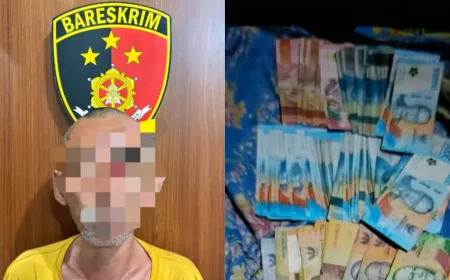 Pencuri Uang Rp 5 Juta di Junrejo Batu Dibekuk Polisi Setelah Terekam CCTV