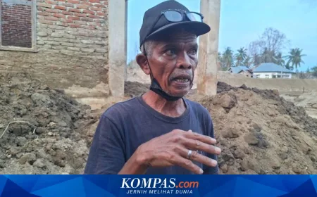 Mahdi Hadapi Sisa Lumpur Banjir Pidie Jaya: Bersihkan Sebulan Tak Juga Habis