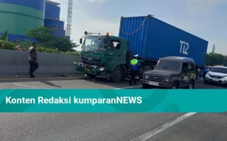 7 Kendaraan Tabrakan Beruntun di Tol Belawan Medan, 1 Luka Ringan