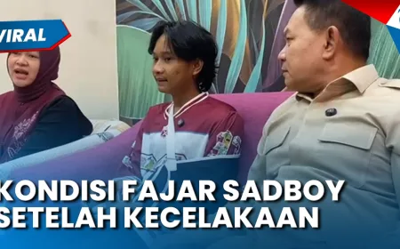 Kondisi Fajar Sadboy Terbaru Setelah Kecelakaan: Tangan Kiri Retak dan Kuku Jempol Copot