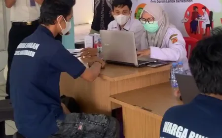 Cegah Penyakit Menular, Lapas Banjarbaru Tingkatkan Cek Kesehatan Napi