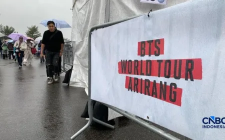 BTS Memulai Tur Dunia ARIRANG, Ribuan Fans dari Berbagai Negara Padati Seoul