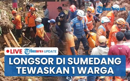 Banjir dan Longsor di Sumedang: 1 Korban Tewas Tertimbun Rumah
