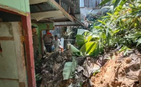Longsor Terjang Rumah Warga Lingkas Ujung Tarakan Timur, Ini Kronologinya