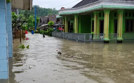 Gorong-Gorong Sempit Picu Banjir Parah di Desa Cikayas Pandeglang