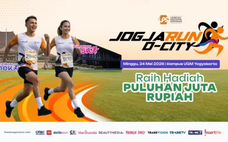 Jogja Run D-City 2026: Rute Ikonik dan Hadiah Puluhan Juta Rupiah