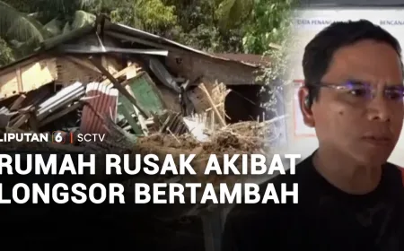 Rumah Rusak Akibat Longsor di Deli Serdang Bertambah, Warga Terancam