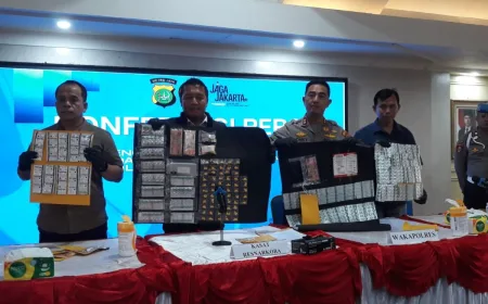 Kriminal di Jakarta: Penangkapan Obat Keras Ilegal & Kasus Pelecehan Siswi SMP