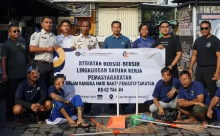 Lapas Kerobokan Gelar Aksi Bersih Lingkungan, Tingkatkan Kepedulian Sosial Warga Binaan