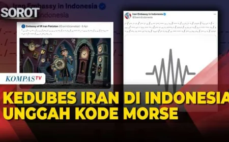 Kedubes Iran di Indonesia Unggah Kode Morse di X, Ini Isi Pesannya