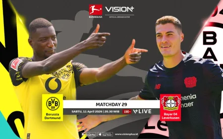Jadwal Live Streaming Borussia Dortmund vs Bayer Leverkusen Bundesliga 2025-2026