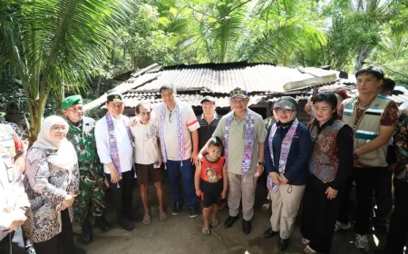 Mendagri Tinjau Banjir di Sitaro, Pastikan Penanganan Rumah Rusak Segera Dilakukan