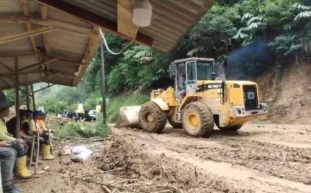 Jalur Selatan Garut yang Tertutup Longsor Sudah Kembali Normal Dilintasi Kendaraan