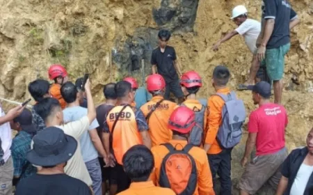 Longsor di Nias Selatan Tewaskan Satu Orang, Penanganan Masih Berlangsung