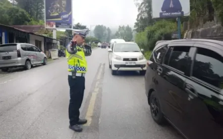 Kecelakaan Lalu Lintas di Kabupaten Solok Menurun Saat Operasi Ketupat Singgalang 2026