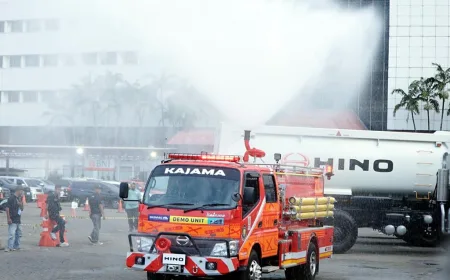 Fire Truck Hino 300 Series 136 HDX, Solusi Keselamatan Publik di GIICOMVEC 2026