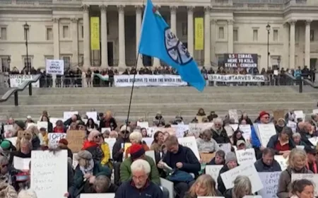 Polisi Tangkap Ratusan Aktivis Pro-Palestina di London Saat Aksi di Trafalgar Square