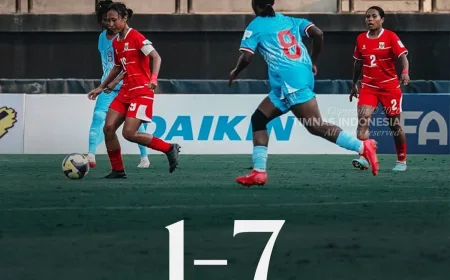 Hasil Timnas Putri Indonesia vs Kongo FIFA Series 2026: Kalah Telak 1-7