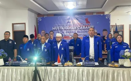 Muscab PAN Lampung Perkuat Basis Partai hingga Akar Rumput untuk Pemilu 2029