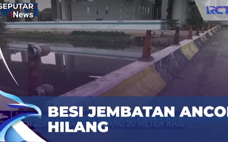 Pembatas Jembatan Ancol Dicuri Komplotan Rayap Besi, Bahaya Mengintai