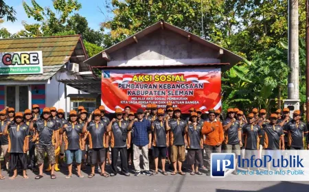 Kesbangpol Sleman Perkuat Kebhinekaan Lewat Aksi Sosial Pembauran Kebangsaan