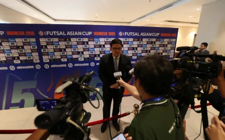 Ketua Umum FFI Tetap Bangga Meski Timnas Futsal Indonesia Runner Up Piala AFF 2026