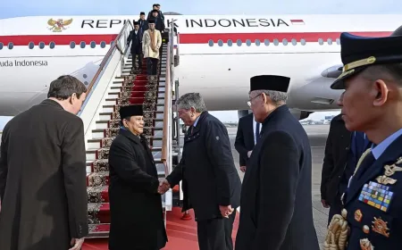 Presiden Prabowo Tiba di Moskow dan Dijadwalkan Langsung Temui Putin
