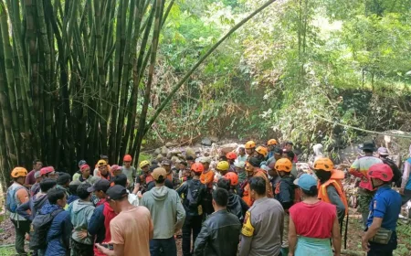 Korban Longsor Wonosobo Ditemukan Hanyut 6 Km di Sungai Bogowonto