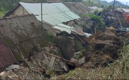 Longsor dan Angin Kencang di Jawa Tengah: Satu Korban Meninggal dan Puluhan Rumah Rusak