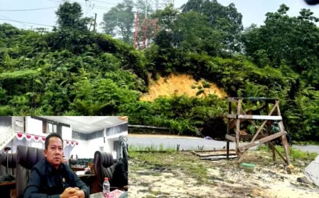 Tower Telkomsel di Sikui Terancam Longsor, DPRD Barut Minta Penanganan Cepat