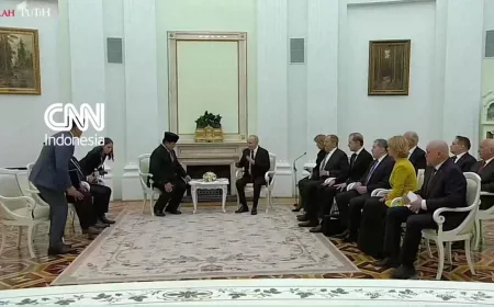 Pertemuan Prabowo dan Putin di Moskow: Konsultasi Strategis Geopolitik 2026