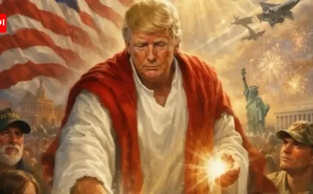 Donald Trump Serang Paus dan Unggah Gambar AI Diri Sebagai Yesus