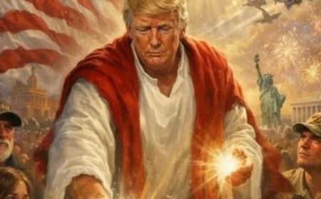 Trump Unggah Gambar AI Mirip Yesus, Menuai Kontroversi Hebat