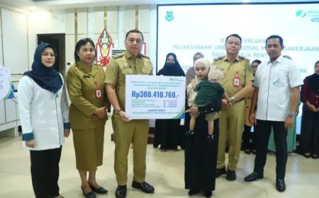 Peserta Jaminan Sosial Pekerja Rentan di Kapuas Turun Drastis pada 2026