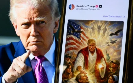 Trump Hapus Foto AI Mirip Yesus Setelah Banjir Kritik di Media Sosial
