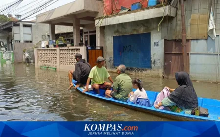 Banjir Bojongsoang Bandung: 1 Rumah Roboh dan Ratusan Warga Antre Perahu
