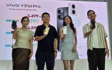 vivo Y31d Pro Resmi Meluncur dengan Baterai 7000 mAh dan Desain Tahan Air