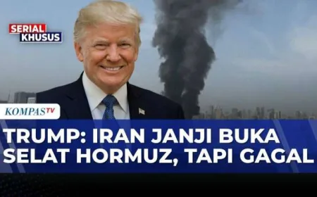 Trump Klaim Iran Ingkar Janji Buka Selat Hormuz, Picu Ketegangan Baru